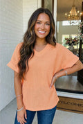 Georgia Peach Waffle Tee