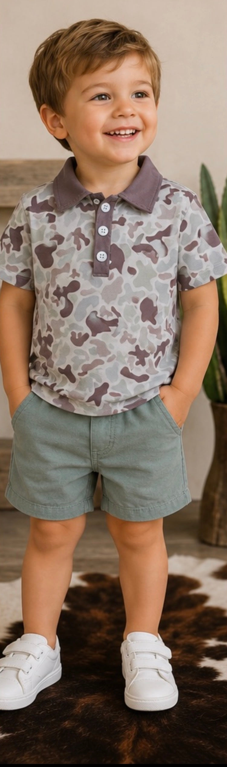 Marsh Camo Polo