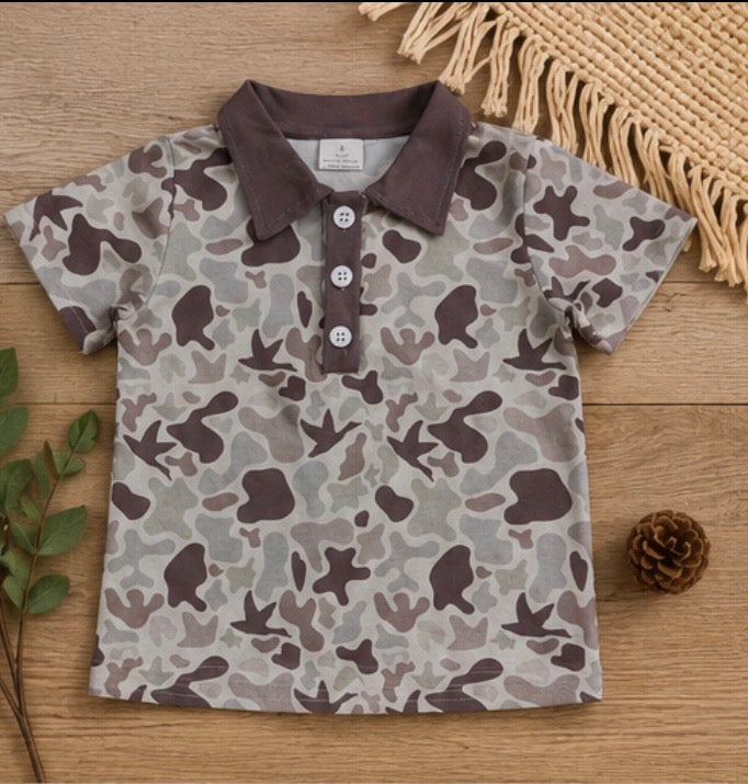 Marsh Camo Polo
