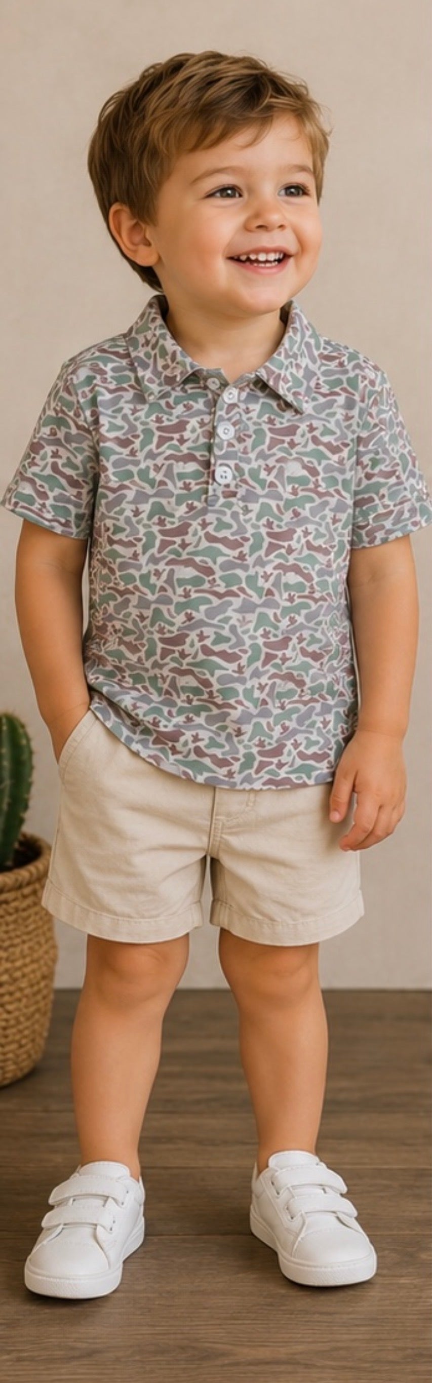 Vintage Duck Camo Polo
