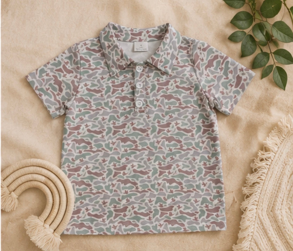 Vintage Duck Camo Polo