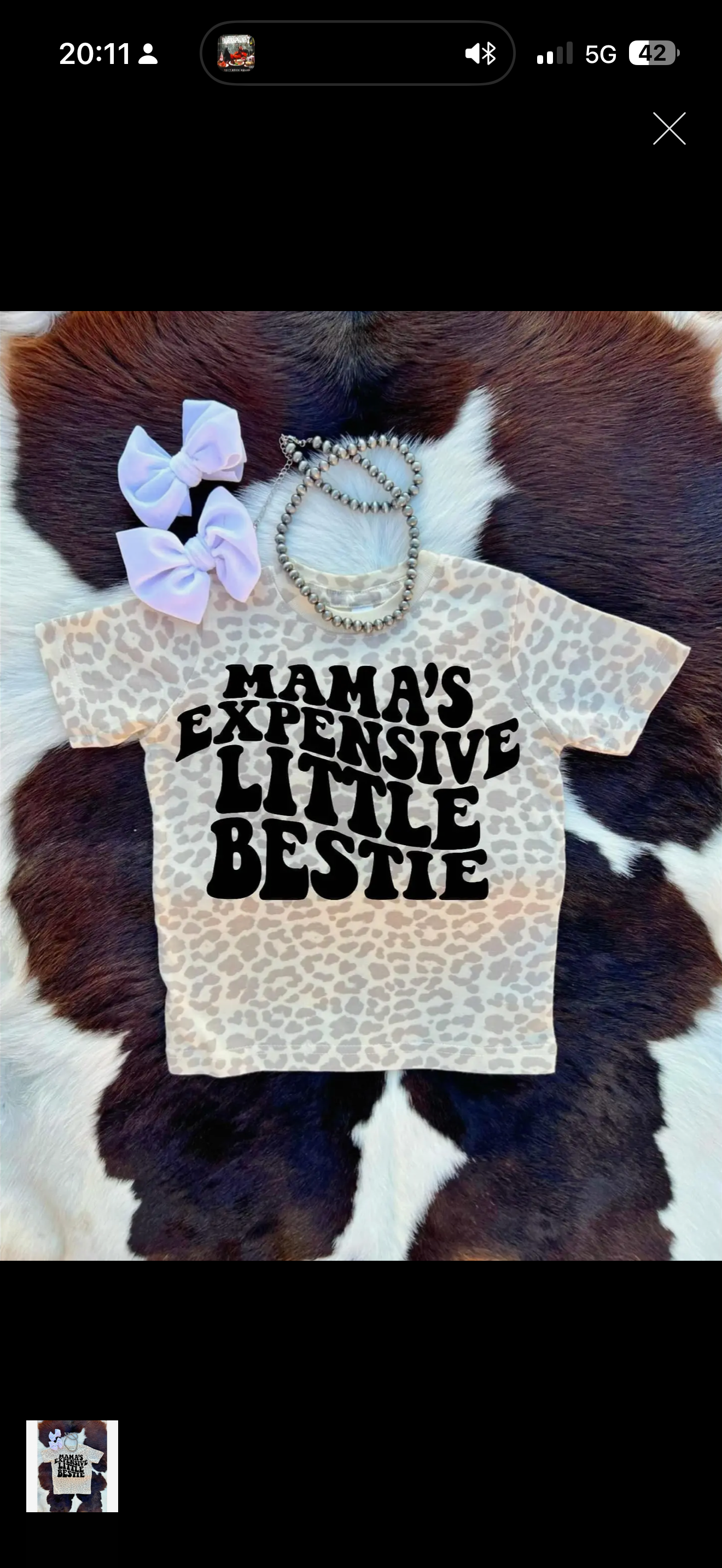 Mama’s Expensive Little Bestie Tee