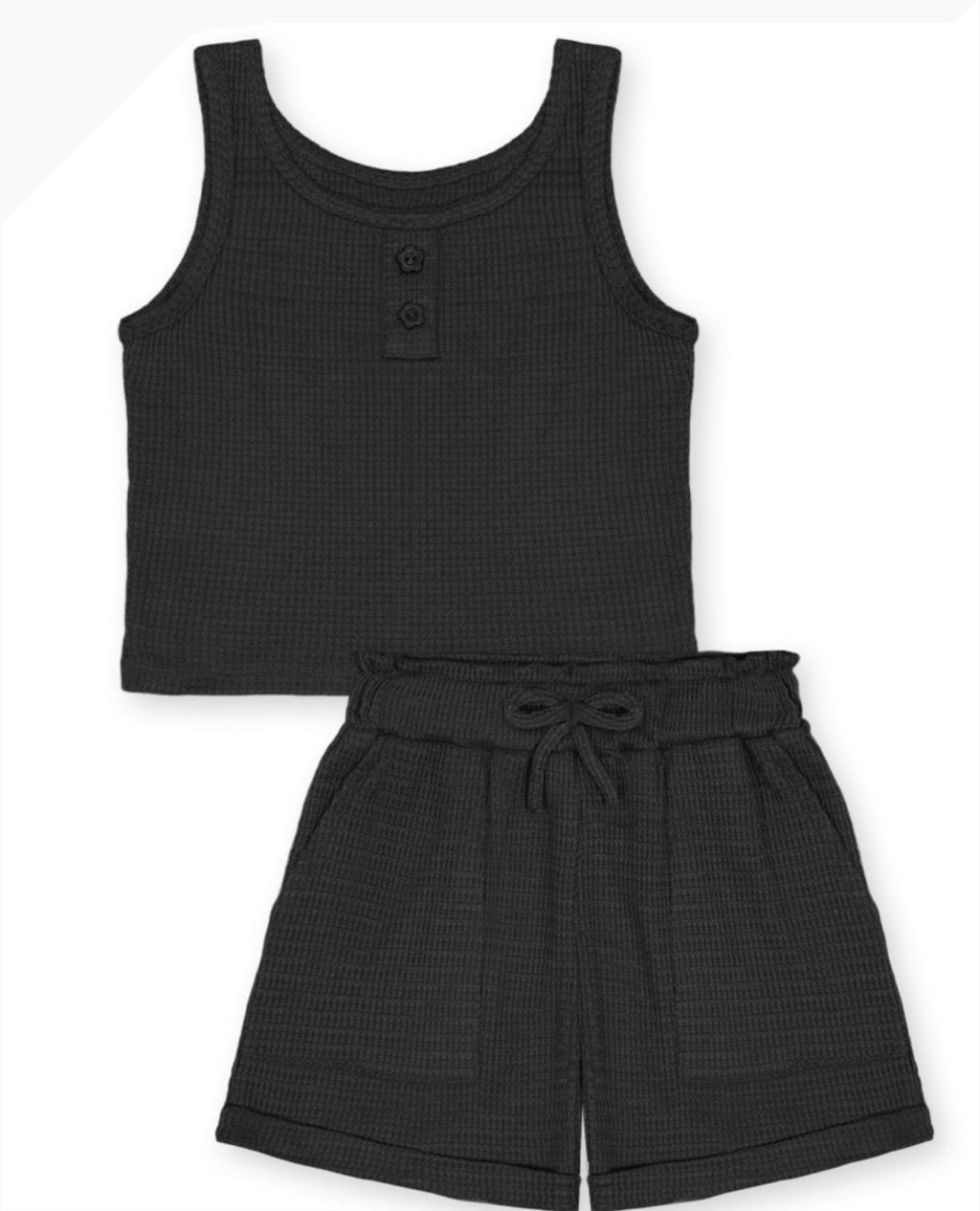 Midnight Waffle Lounge Set