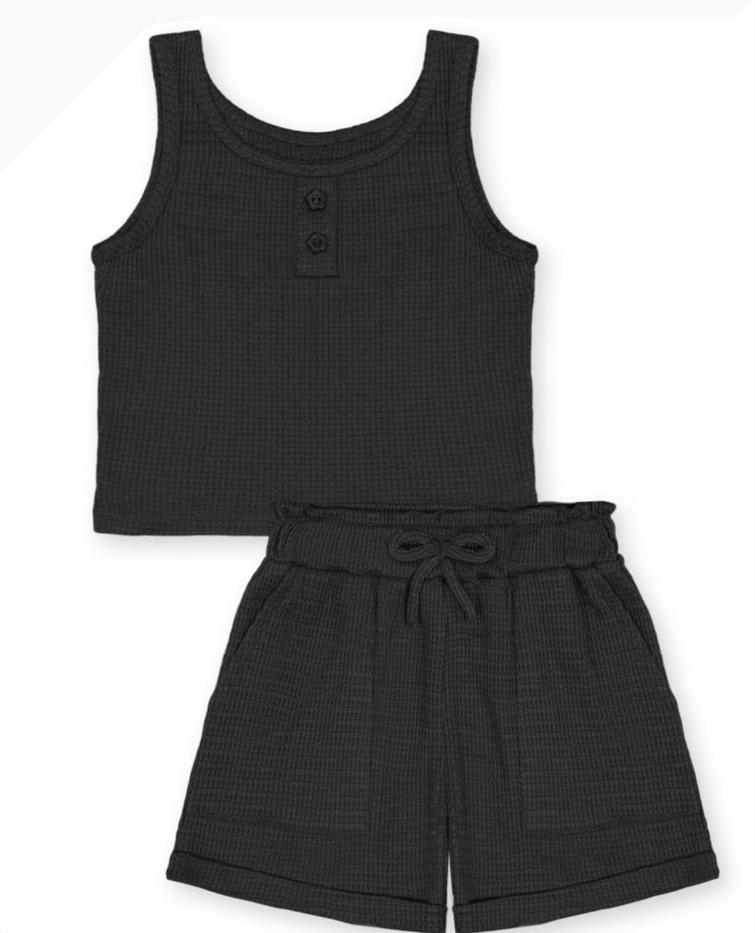Midnight Waffle Lounge Set