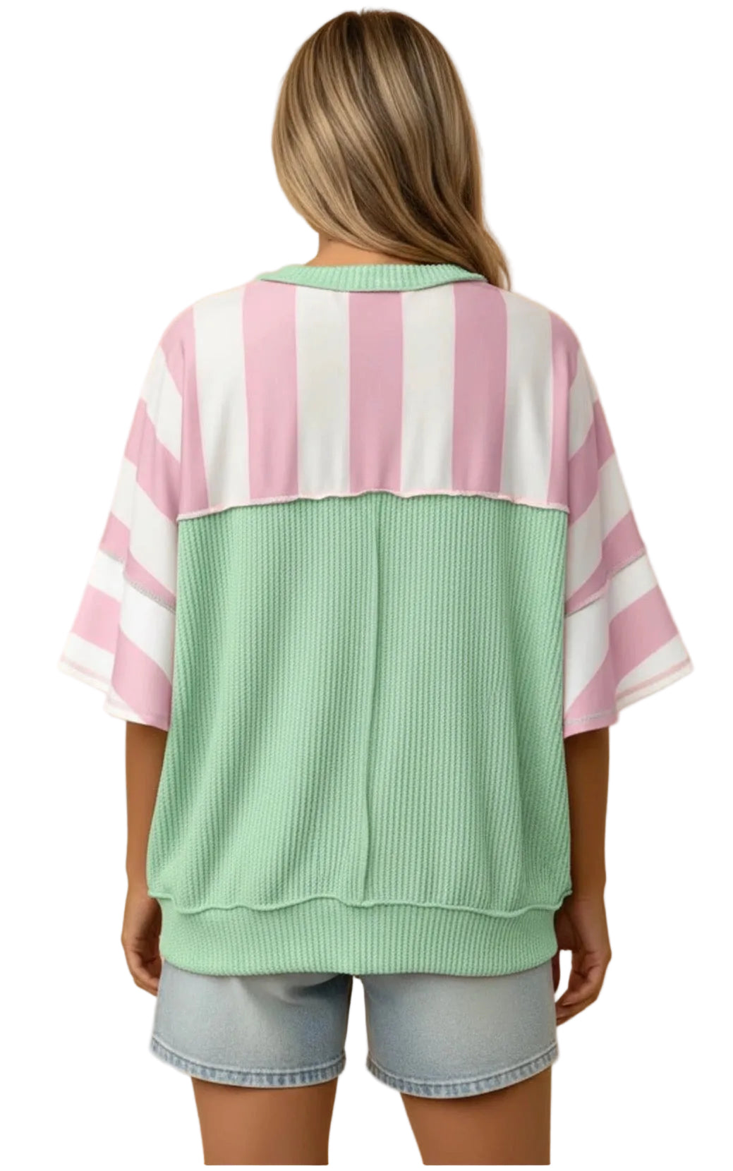 Cotton Candy Colorblock Top